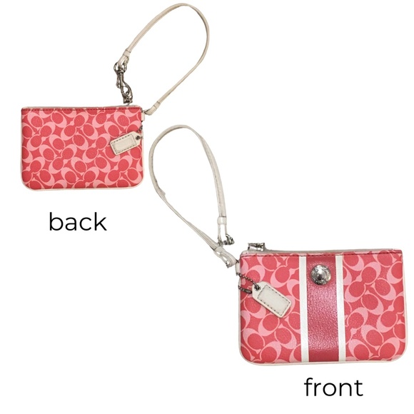 Pink Coach Wristlet - Picture 2 of 2